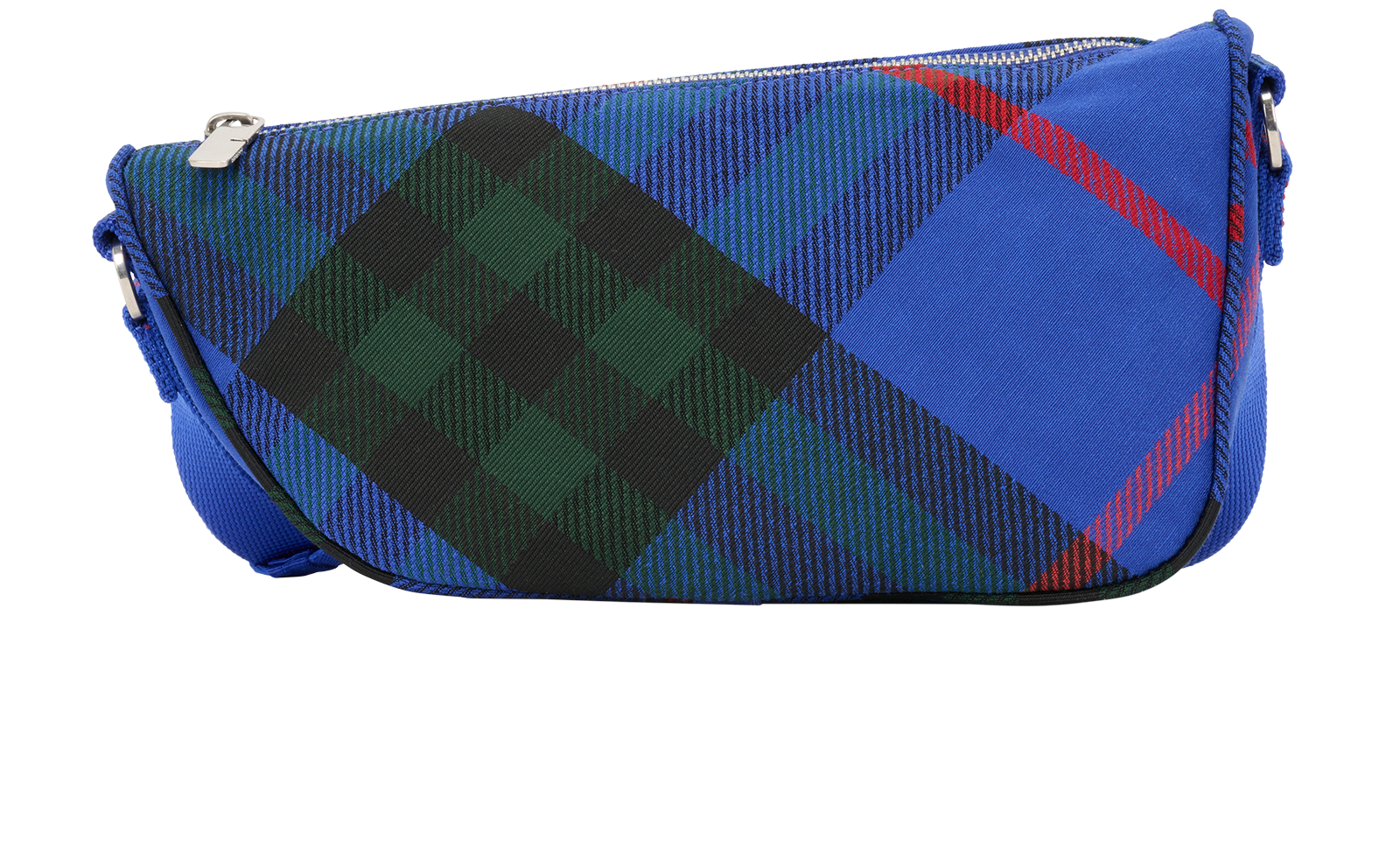 Small Shield Messenger, &pound;250, Handbags, Blue, Canvas, Back view